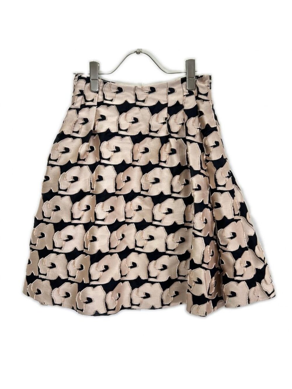 Dior Raf Simons Era Pink Silk Blended Floral Skirt 34